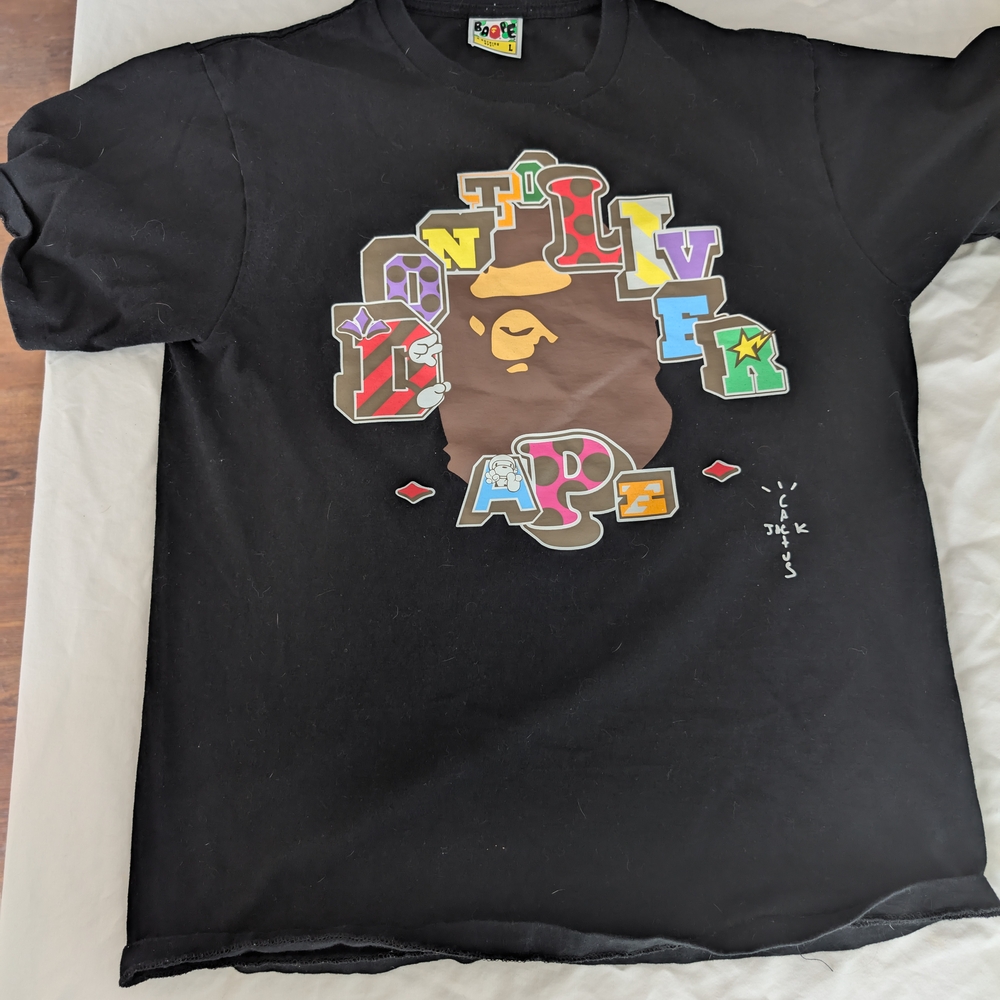 Bape Black Graphic Tee - Short Sleeve